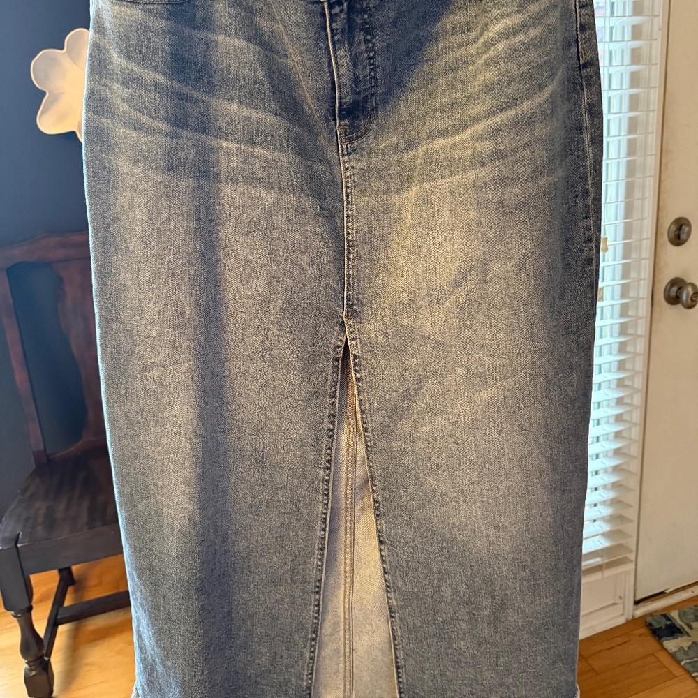Liverpool denim skirt